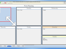 Freeform-Modus to adjust fields